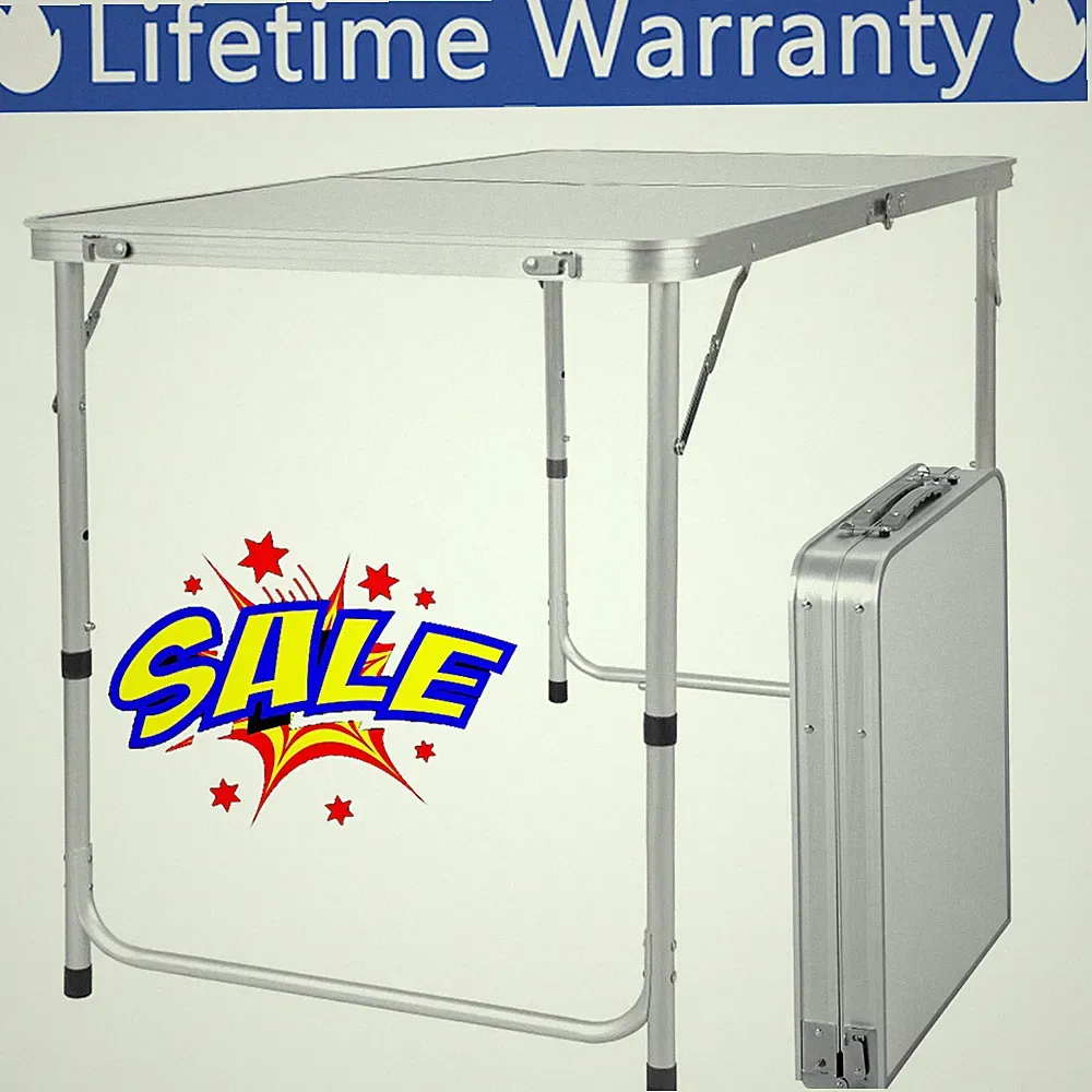 120/90/80/60cm Aluminium Campingtisch Klapptisch Falttisch Gartentisch klappbar