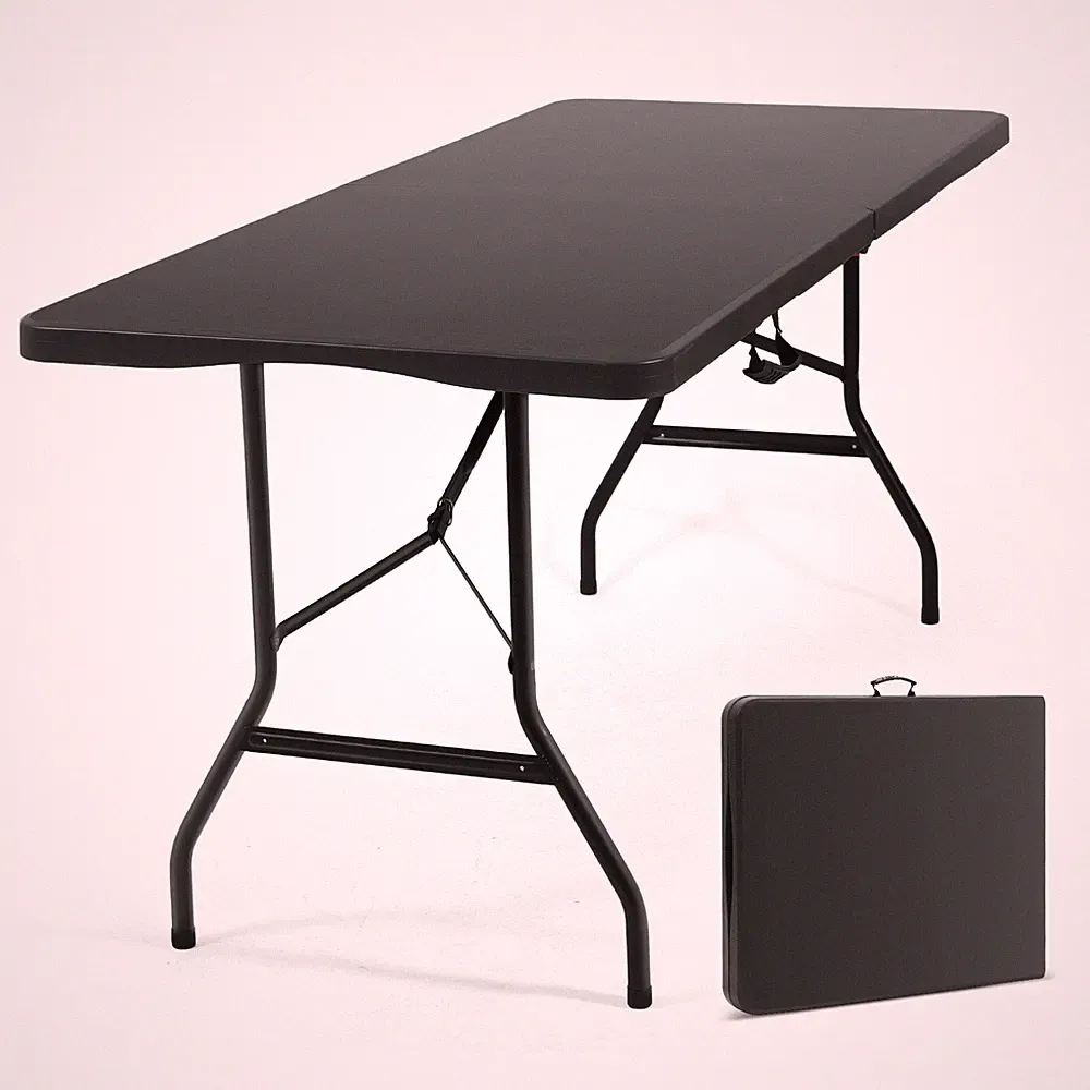 150 cm Campingtisch Kunststoff Buffettisch Klappbar für Garten Terrasse