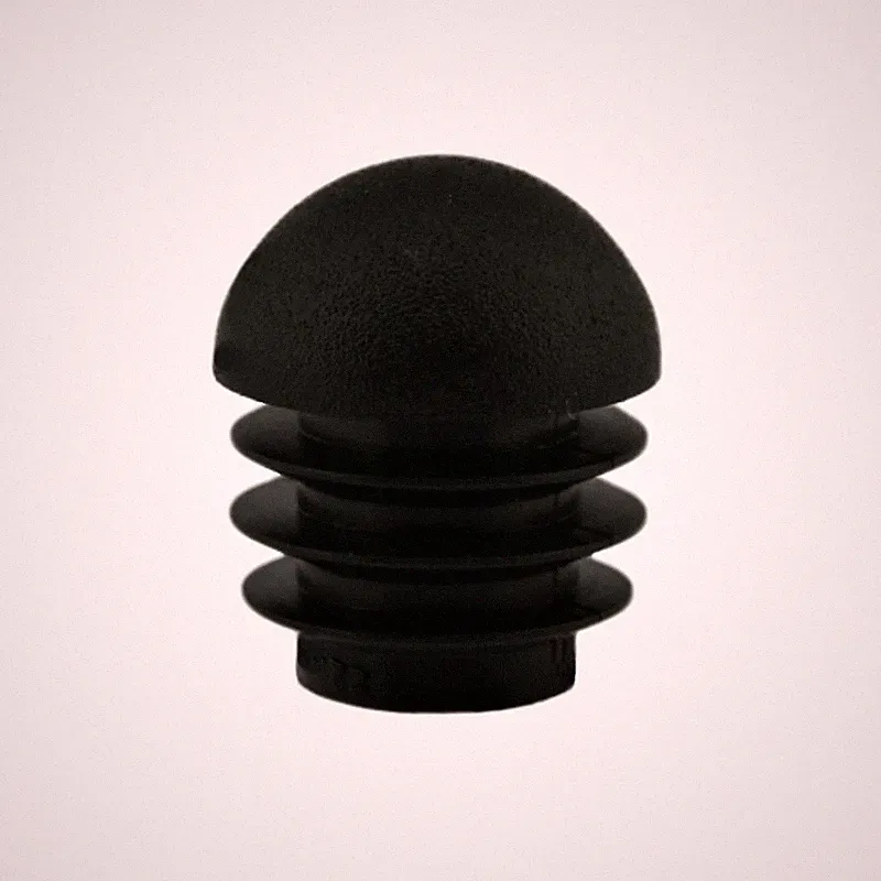 4 x Fussstopfen Ø 22mm schwarz Kugel Rohrstopfen Fusskappen Gartenstuhl Tisch