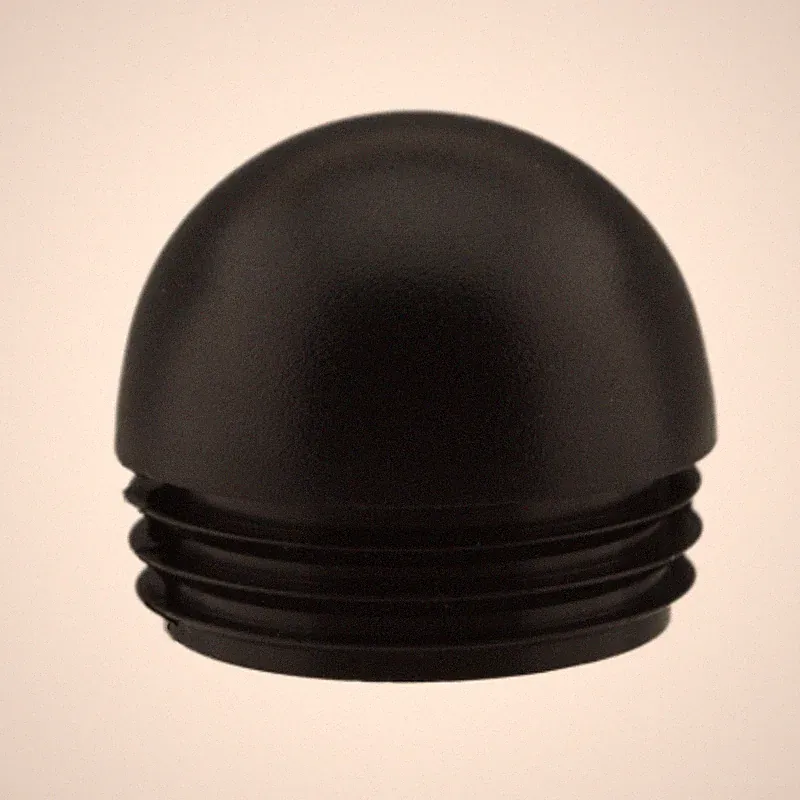 4 x Fussstopfen Ø 40mm schwarz Kugel Rohrstopfen Fusskappen Gartentisch Tisch