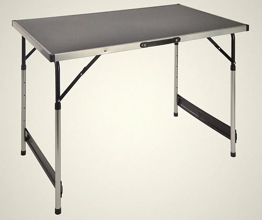 Alu Campingtisch höhenverstellbar - 100 x 60cm - Universal Garten Tisch klappbar