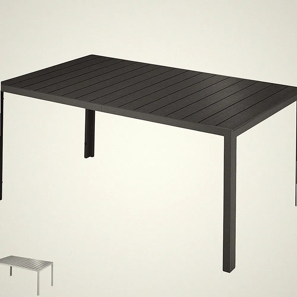 Alu Gartentisch Terrassentisch Balkontisch Esstisch rechteckig 150 x 90cm