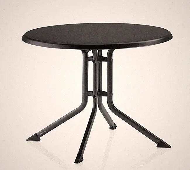 Alu Klapptisch Balkon Gartentisch Outdoor Tisch rund 85cm KETTLER anthrazit