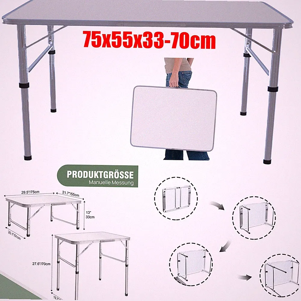 Alu Klapptisch Campingtisch klappbarer Gartentisch Falttisch Partytisch klappbar
