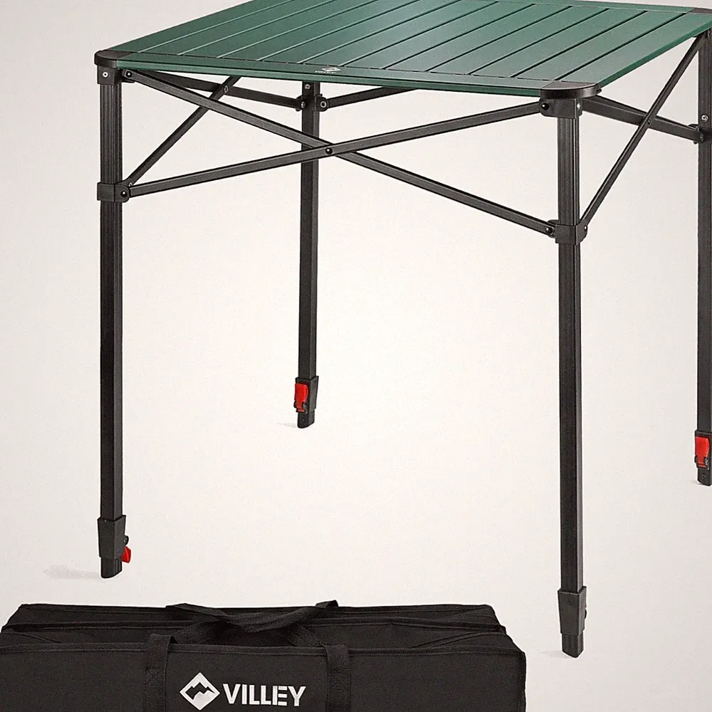 Aluminium Klapptisch faltbar Gartentisch Camping Picknick Balkon 70x70x78cm