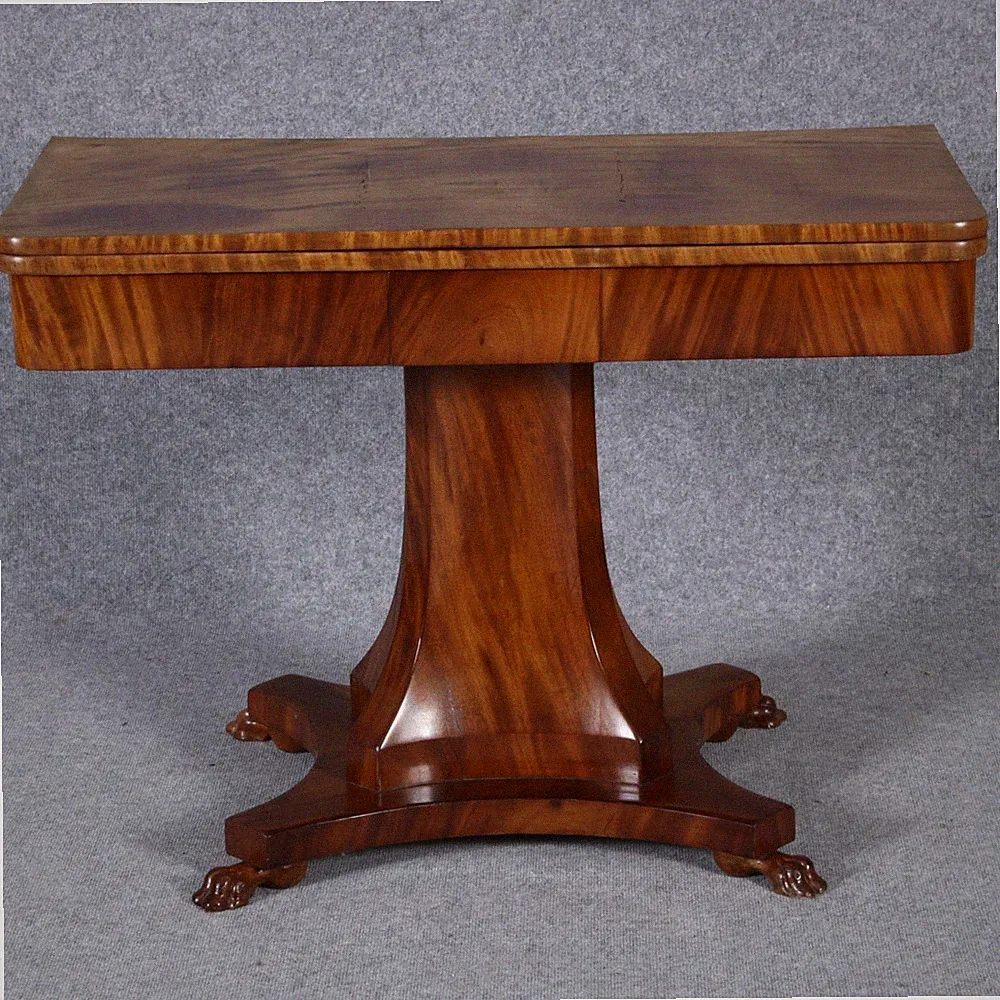 Antiker Biedermeier Spiel- Beistelltisch um 1810-30 Mahagoni