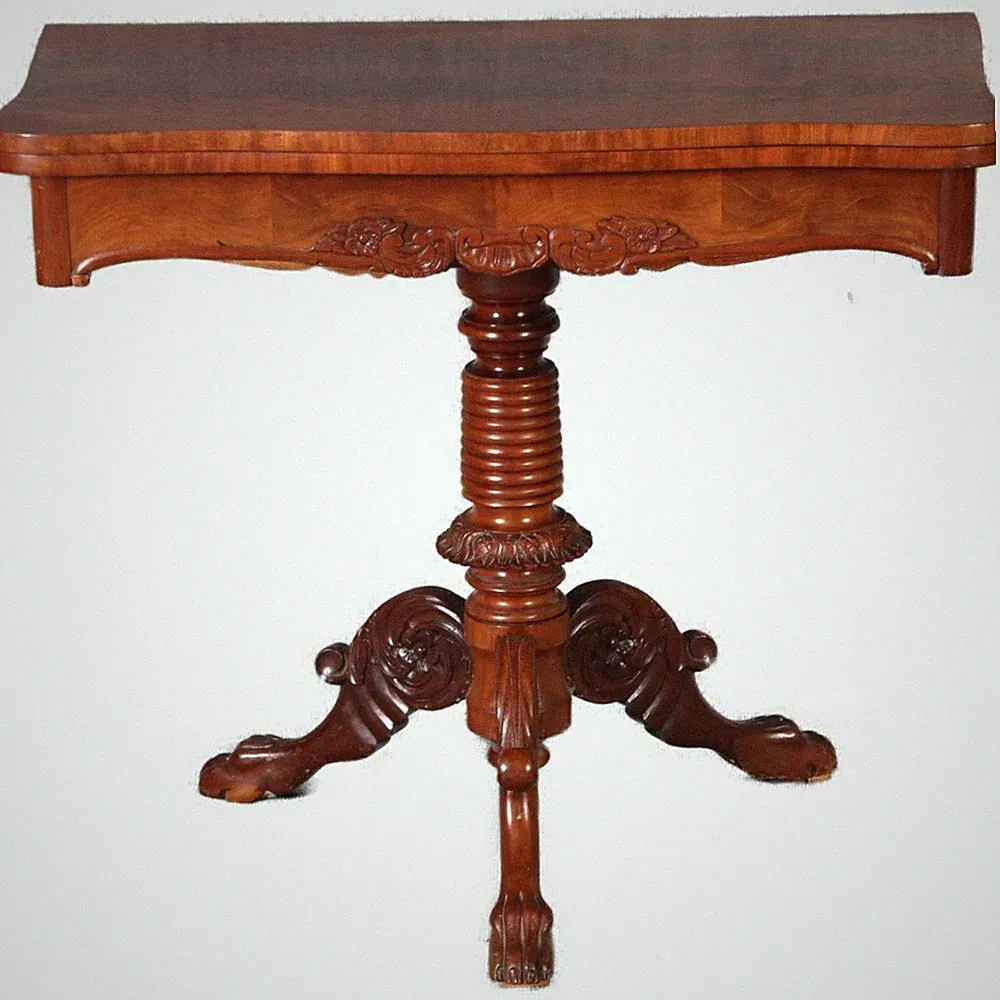 Antiker Spieltisch Spätbiedermeier um 1840-50