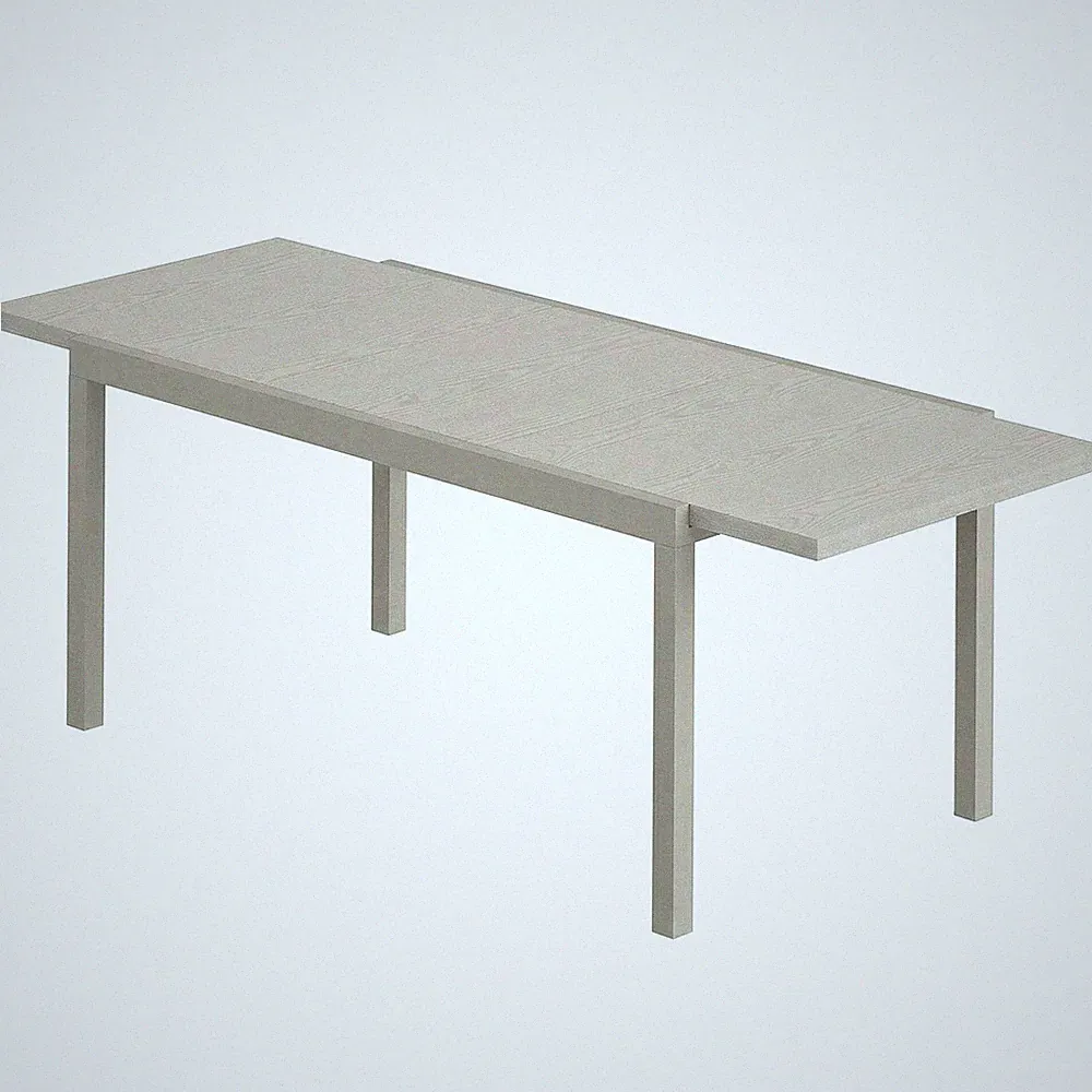 Ausziehbarer Gartentisch, Aluminium Outdoor Esstisch für 8-10 mit holzähnlichem G
