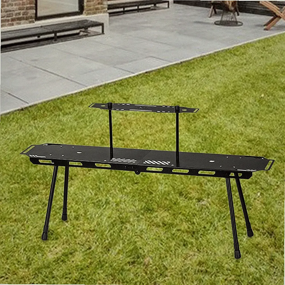 Ausziehbarer IGT-Kombinationstisch, faltbarer Grilltisch für Grill, Garten