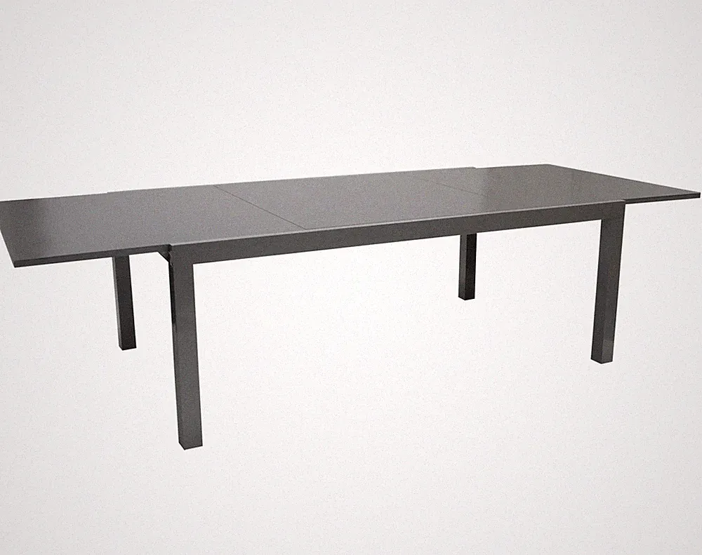 Ausziehtisch 180/240x100cm, Glasplatte