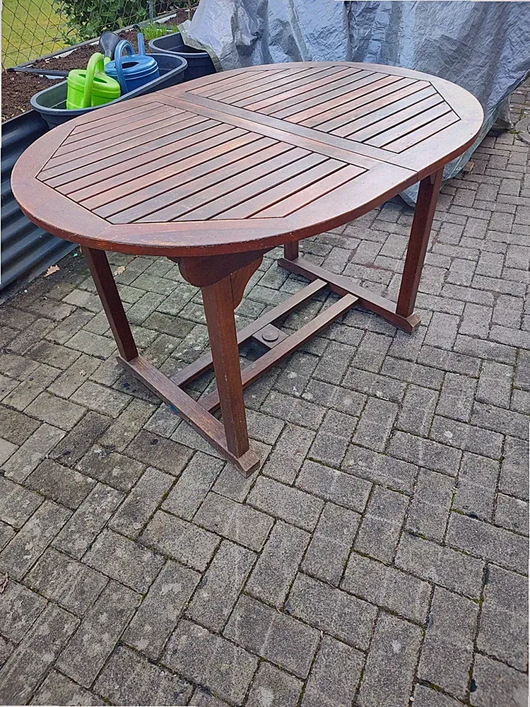 Ausziehtisch Gartentisch Holztisch Gartenmöbel Tisch 160x100cm