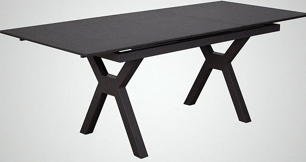 Ausziehtisch Granada 160/210x90cm dark grey Aluminium/Keramikplatte Gartentisch