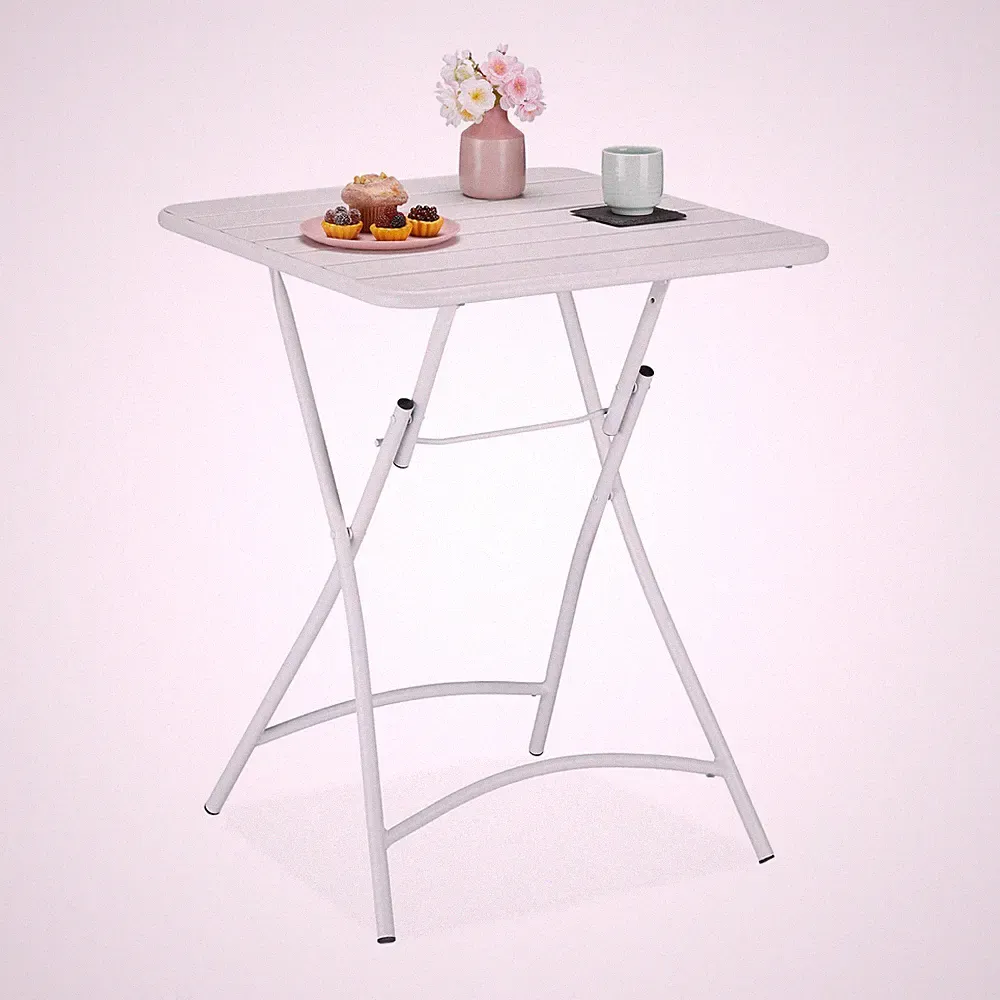 Balkontisch Balkonklapptisch Klapptisch für Garten Faltbarer Metalltisch