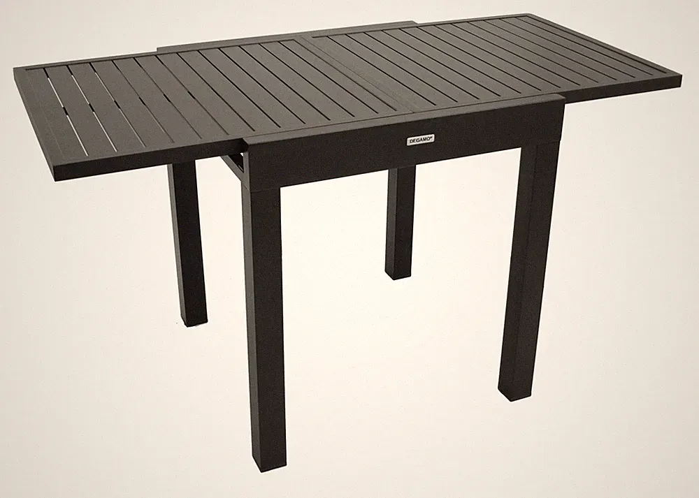 Balkontisch Gartentisch Ausziehtisch Bistrotisch ALCUDIA 140x70cm Alu, 2. WAHL
