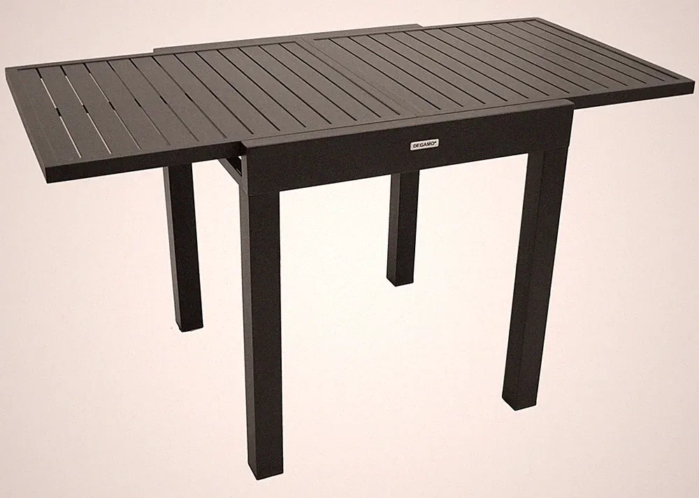 Balkontisch Gartentisch Ausziehtisch Bistrotisch ALCUDIA 140x70cm Alu anthrazit
