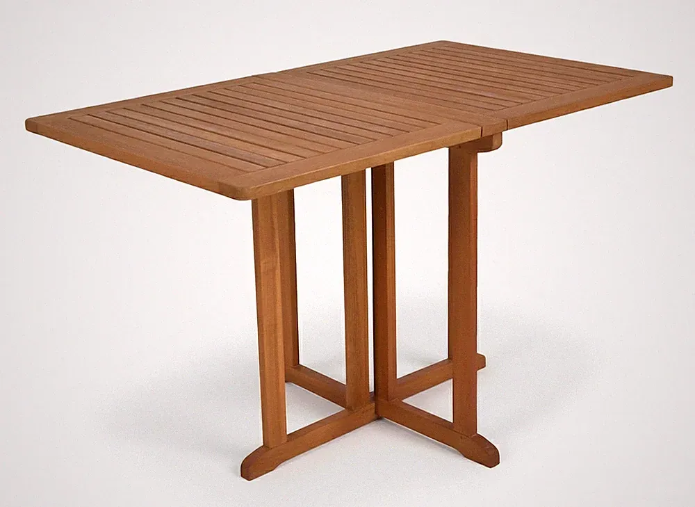 Balkontisch Klapptisch Gartentisch Eckig aus FSC Eukalyptus Holz