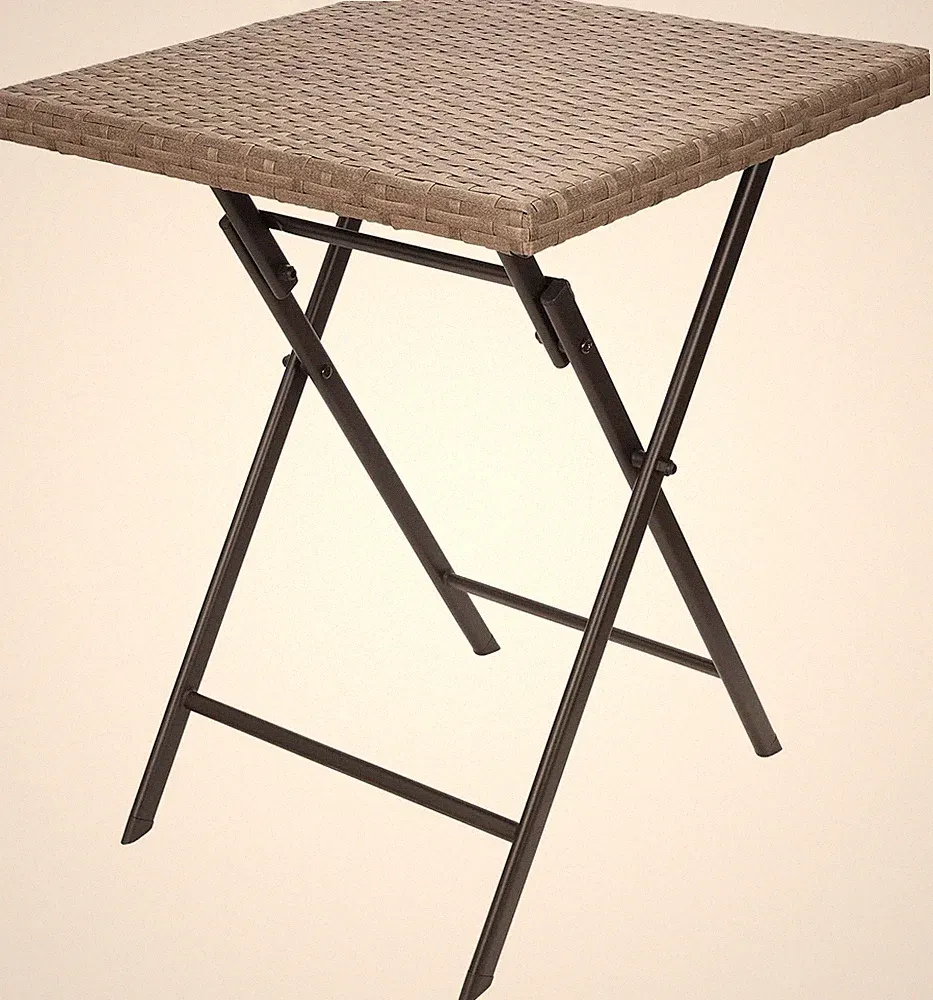 Balkontisch Toskana Klappbar Klapptisch Gartentisch Bistrotisch 60x60 cm Rattan