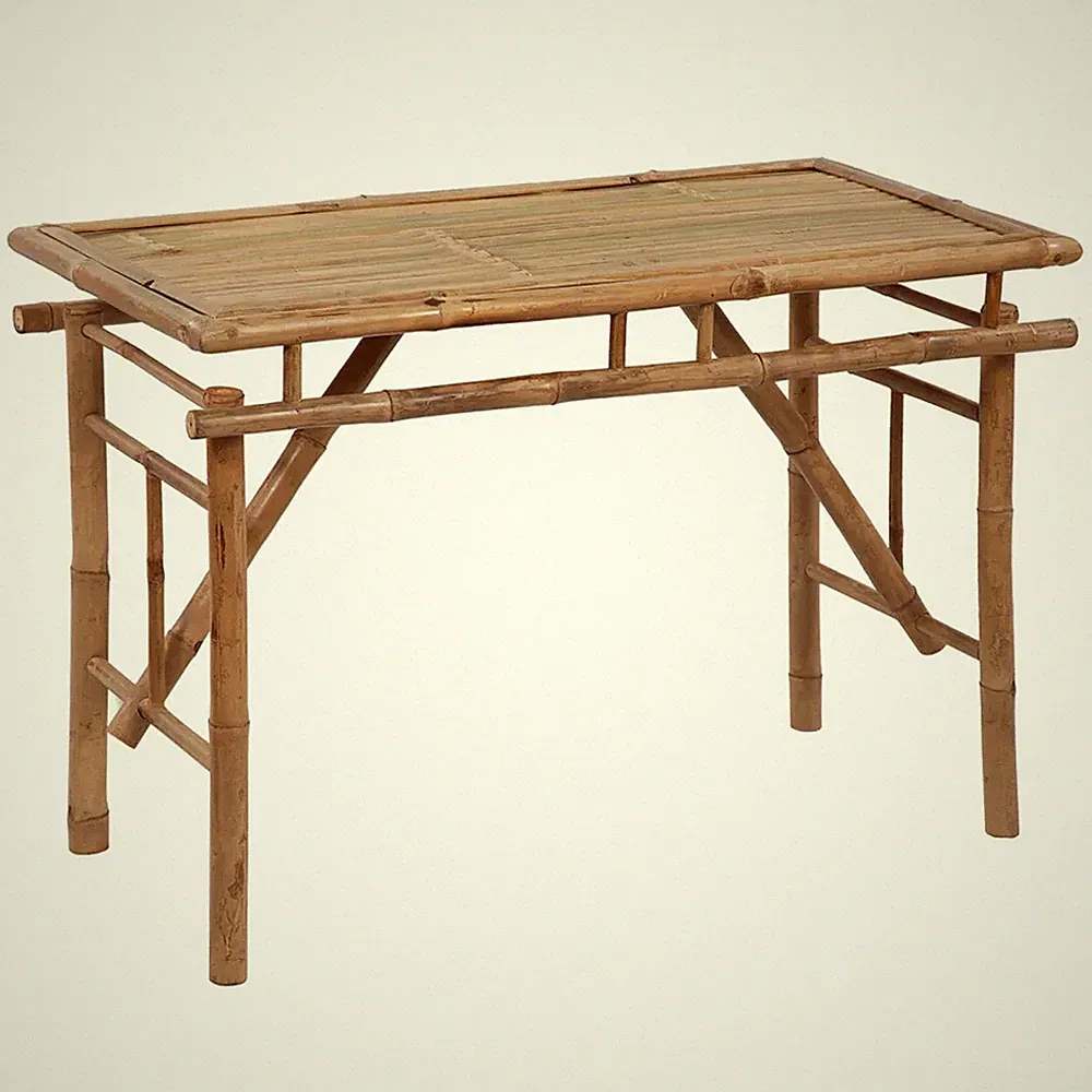 Bambus Gartentisch klappbar 115x50x75 cm Terrassenmöbel Balkon