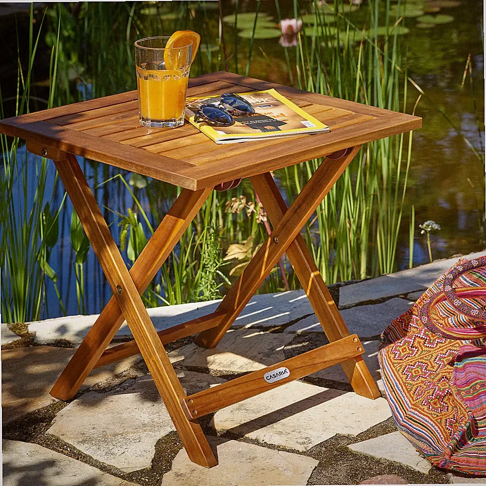 Beistelltisch Campingtisch Kaffeetisch klappbar 46x46cm Klapptisch Blumenhocker