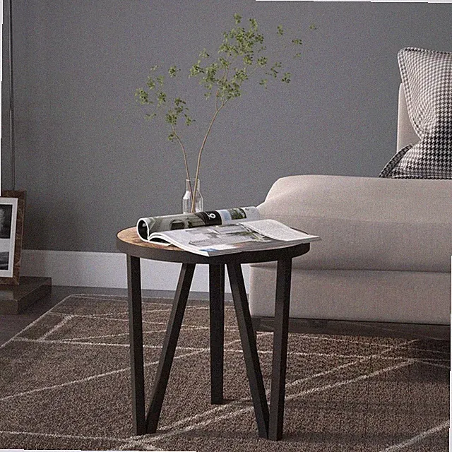 Beistelltisch Gartentisch Balkontisch Couchtisch Kaffeetisch Tisch Ø35 cm MDF