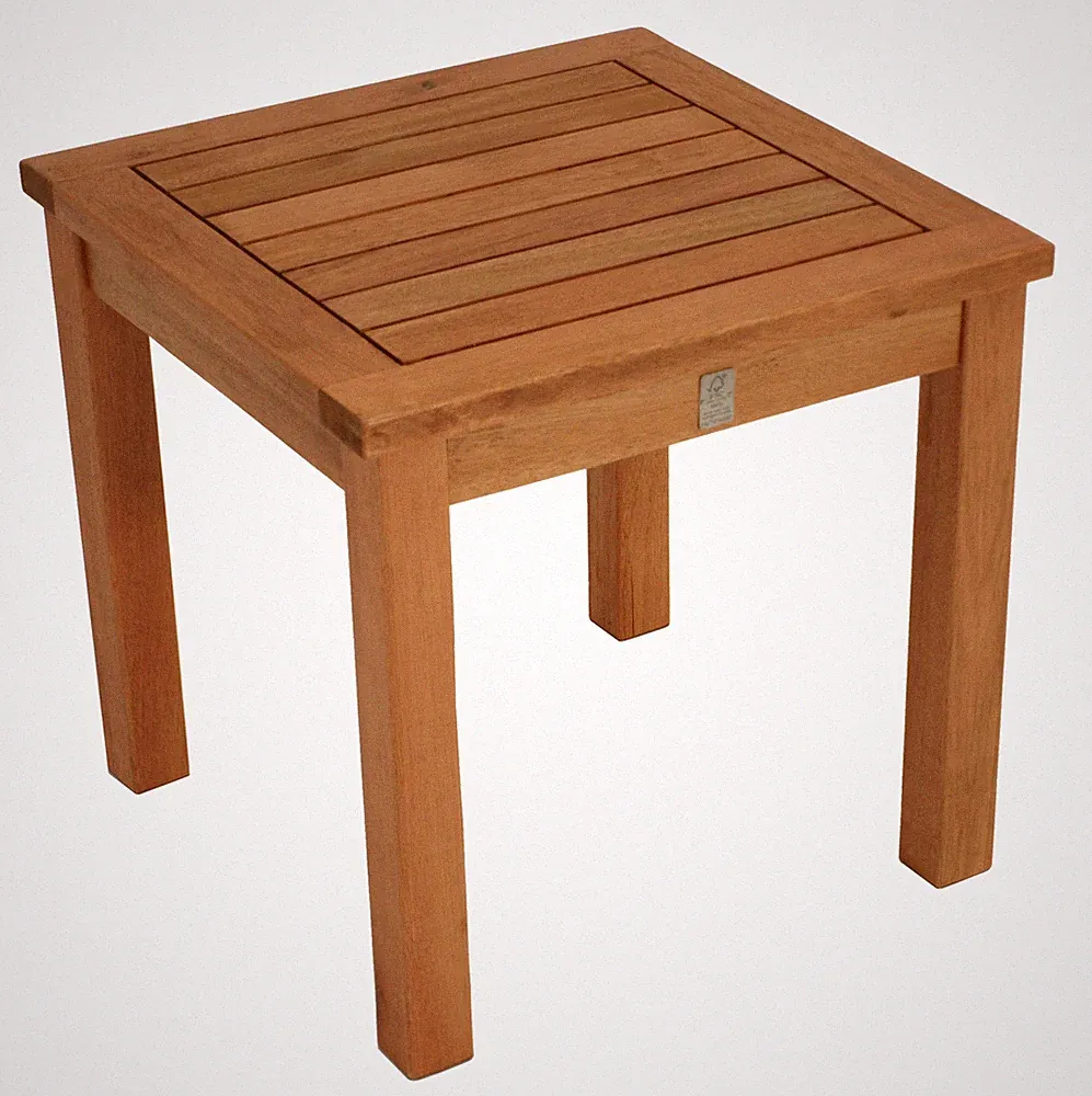 Beistelltisch Gartentisch Kaffeetisch Gartenmöbel Tisch VARADERO 40x40cm Holz