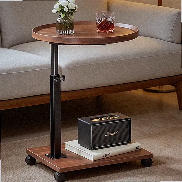 Beistelltisch Kaffeetisch, Couchtisch, Sofatisch Laptoptisch Mobiler bis 80cm L