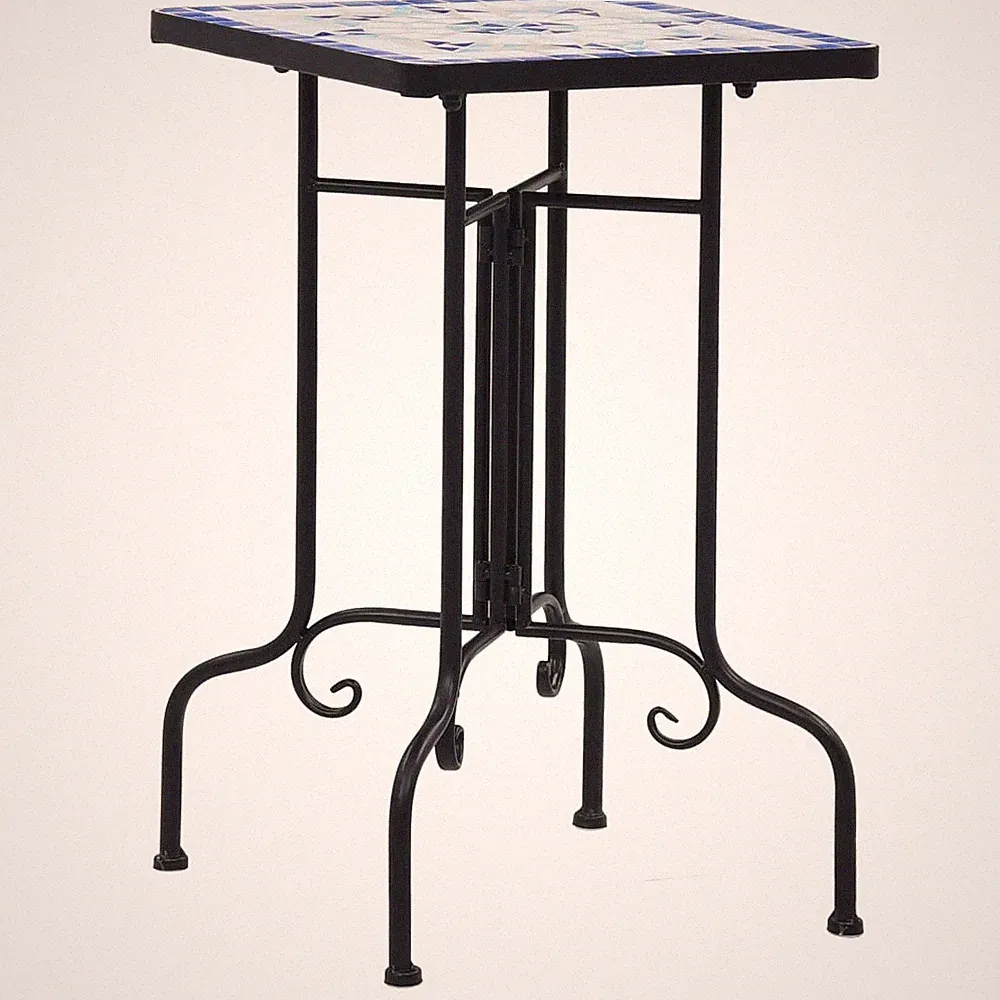 Beistelltisch Mosaik Keramik Gartentisch Balkontisch Bistrotisch Outdoor-Tisch