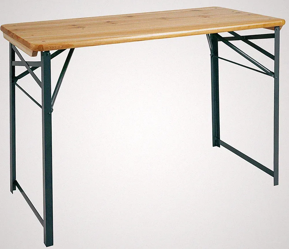 Biertisch Klappbar Campingtisch Holz Natur Bierzelttisch Klapptisch Kurz Garten