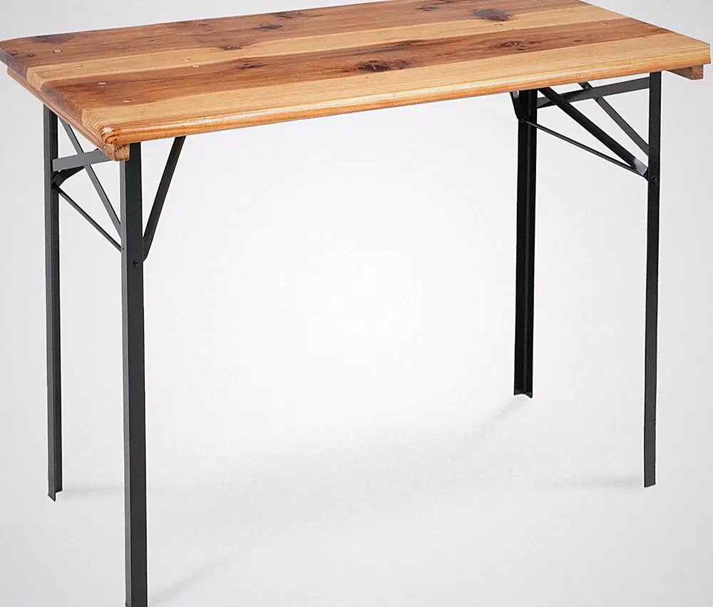 Biertisch Klappbar Campingtisch Holz Natur Bierzelttisch Klapptisch Kurz Garten