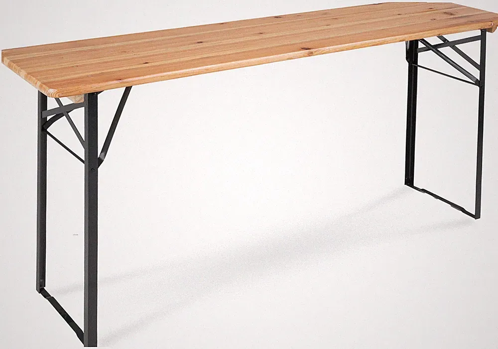 Biertisch Klappbar Campingtisch Holz Natur Bierzelttisch Klapptisch Lang Garten