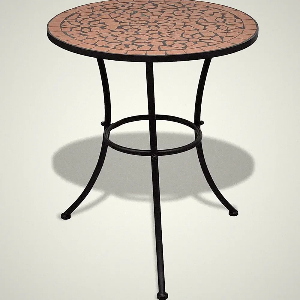 Bistrotisch Gartentisch Beistelltisch Mosaiktisch Balkontisch Tisch vidaXL