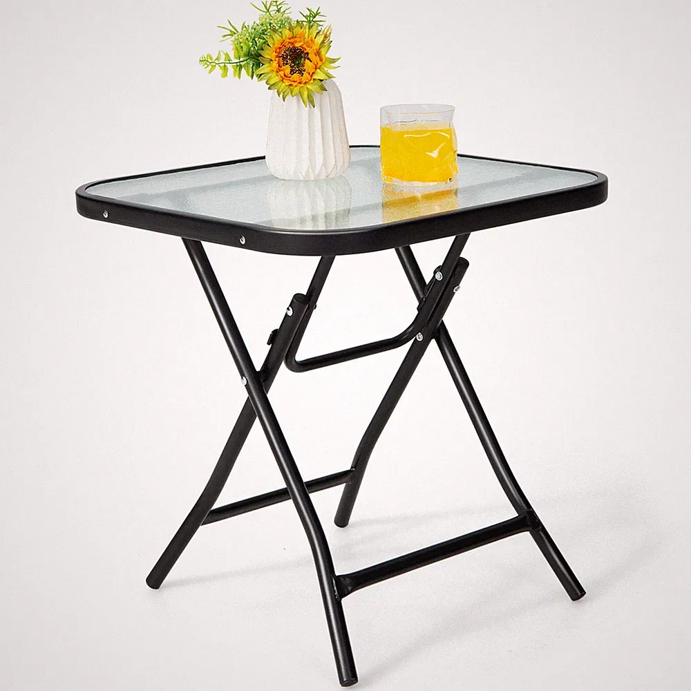 Bistrotisch Klapptisch Gartentisch Glastisch Balkontisch Terassentisch
