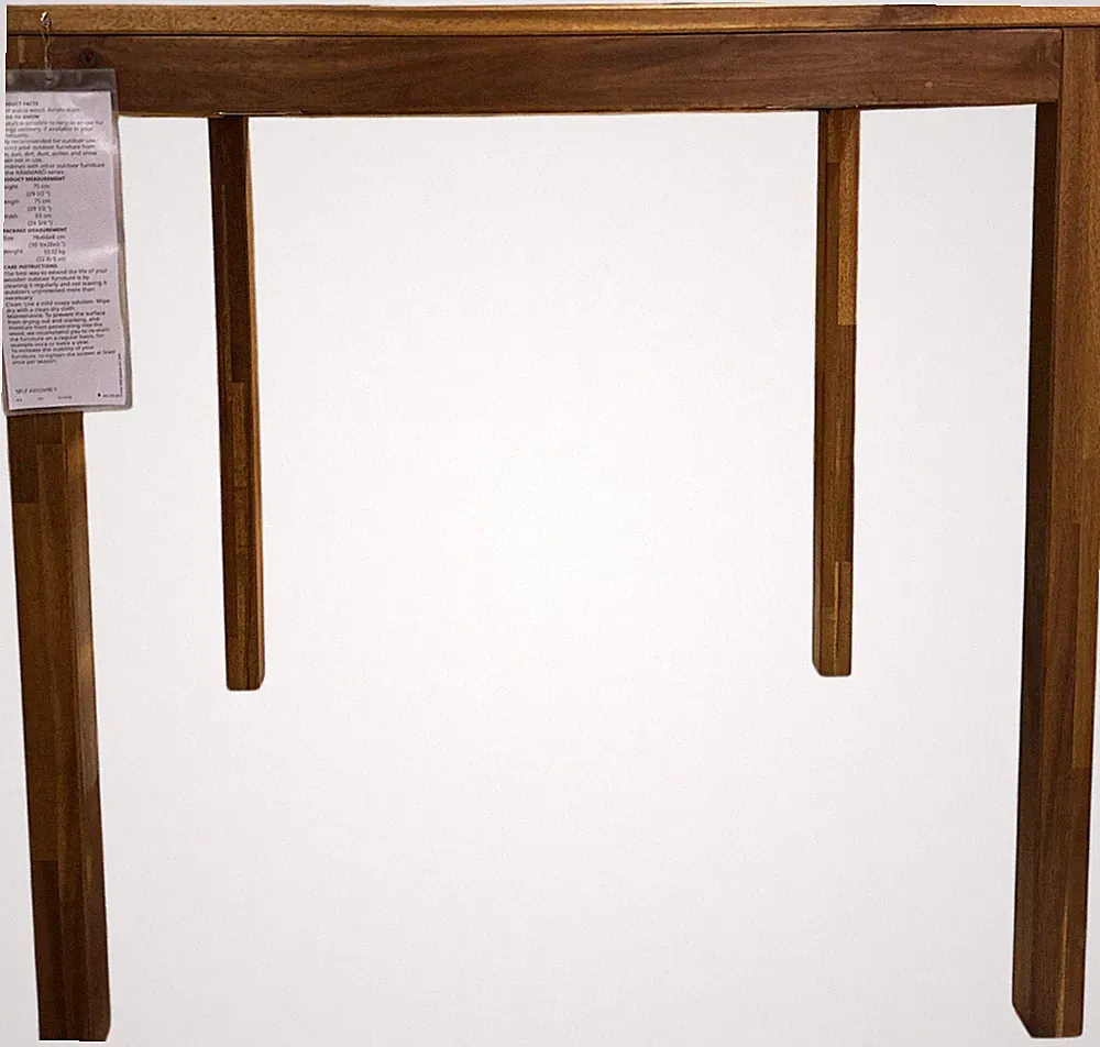 Brand New IKEA NAMMARO Light Brown Stained Table 005.103.08