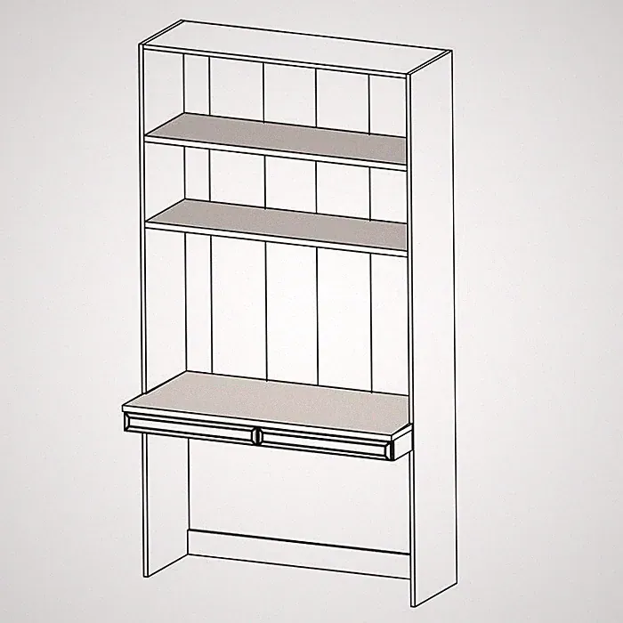 Büromöbel komplett Regal Schrank Schreibtisch Holz Schreibtische Computer Möbel
