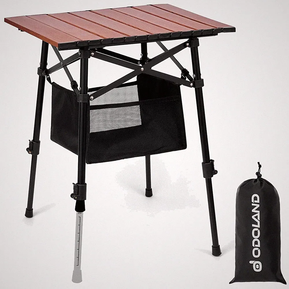 Camping Tisch höhenverstellbar Faltbar Aluminium Klapptisch Garten Picknick