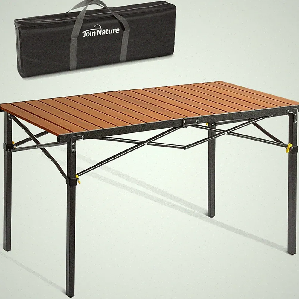 Camping Tisch Klappbar 118x70cm Tragetasche AluPicknick Garten Strand