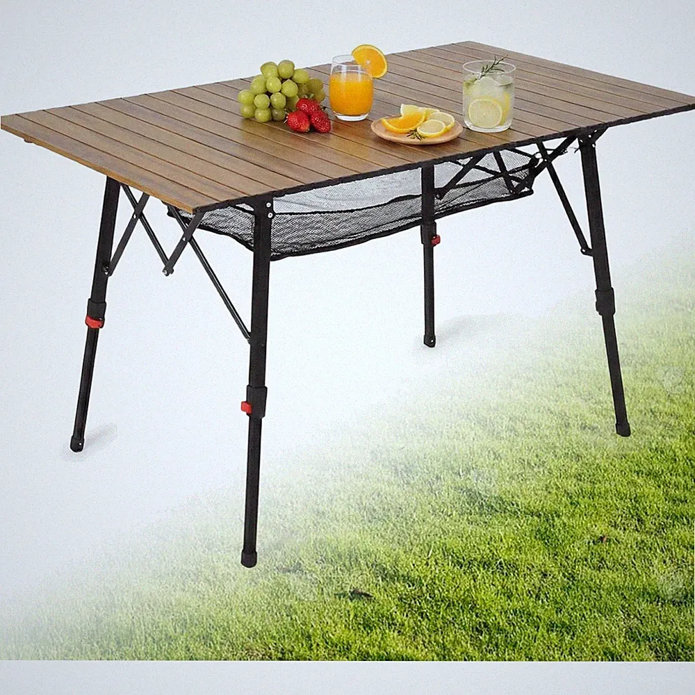 Camping Tisch Klappbar Aluminium höhenverstellbar Garten Picknick Tische