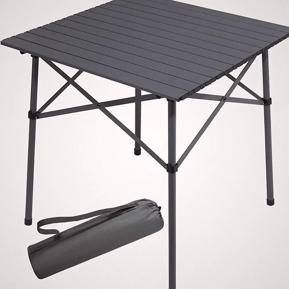 Camping Tisch, Klappbar, Faltbar, Aluminium, Tragbar, 80kg, Garten, Picknick