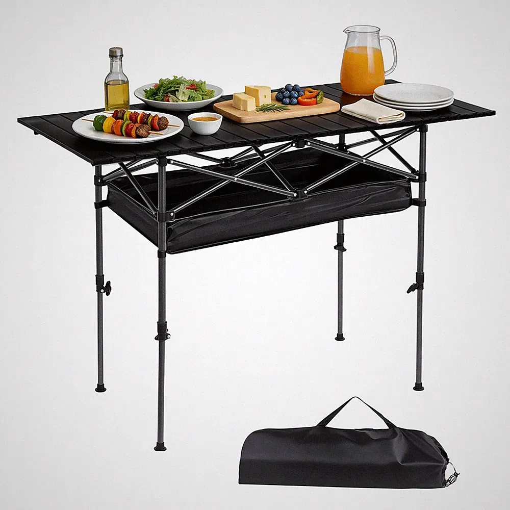 Campingtisch Falttisch Campingküche Gartentisch Zeltschrank mit Tasche