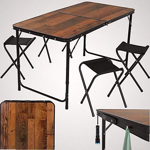 Campingtisch Klappbar Gartentisch Koffertisch Campingstuhl 1-4 Personen