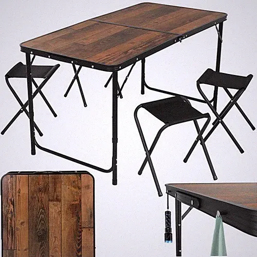 Campingtisch Klappbar Gartentisch Koffertisch Campingstuhl 1-4 Personen