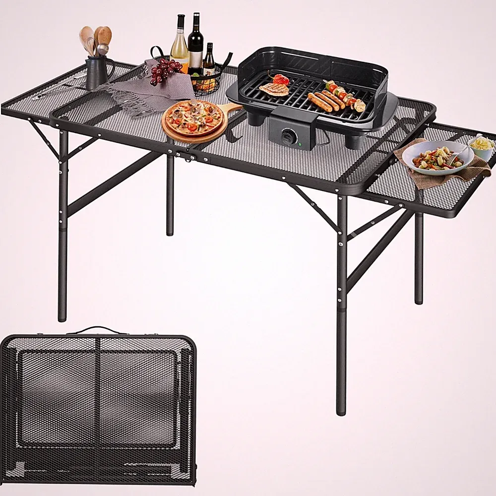 Campingtisch Klappbar Höhenverstellbar Gartentisch Balkontisch Camping Tisch...