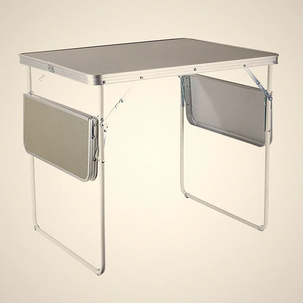 Campingtisch klappbar mit Ablagen Klapptisch faltbar Gartentisch Falttisch Tisch