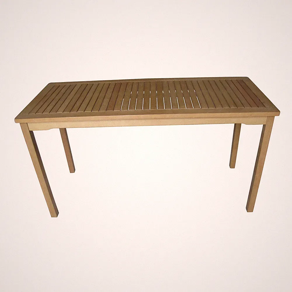 CAROLINA Gartentisch 140x60 Holztisch Balkontisch Tisch Terrasse Gartenmöbel Neu