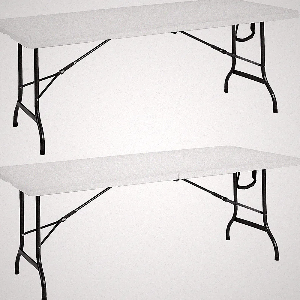 CASARIA® 2x Gartentisch Klapptisch Campingtisch Klappbar 180cm Buffettisch Party