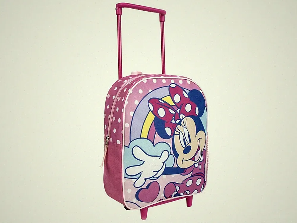 Cerda Baby Trolley 3D mit ausziehbarem Griff und Rollen mit Figur Dekor