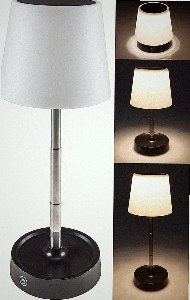 CHILITEC LED Akku Tischleuchte dimmbar, ausziehbar 115...290 mm