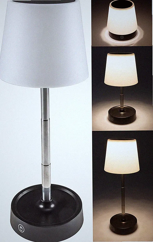 CHILITEC LED Akku Tischleuchte dimmbar, ausziehbar 115...290 mm