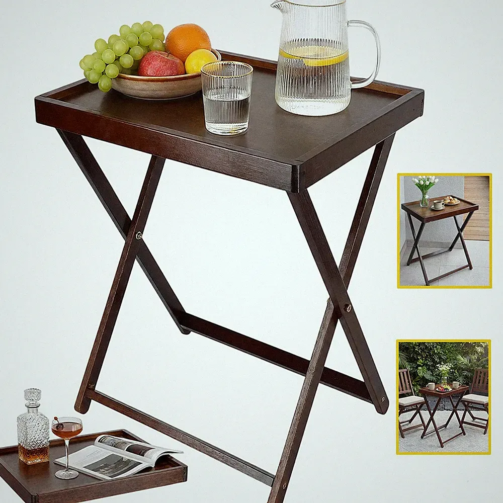 Couchtisch Beistelltisch Couch Klappbar Betttisch Kaffeetisch 40 x 44 x 30 CM