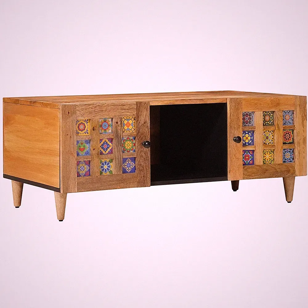 Couchtisch Massivholz Mango Wohnzimmertisch Massivholzmöbel Eleganter vidaXL